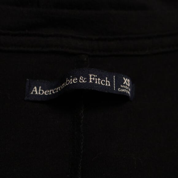 Abercrombie Relaxed Fit V Neck Short Sleeve Black T Shirt Soft Stretch Size XS - Picture 5 of 8